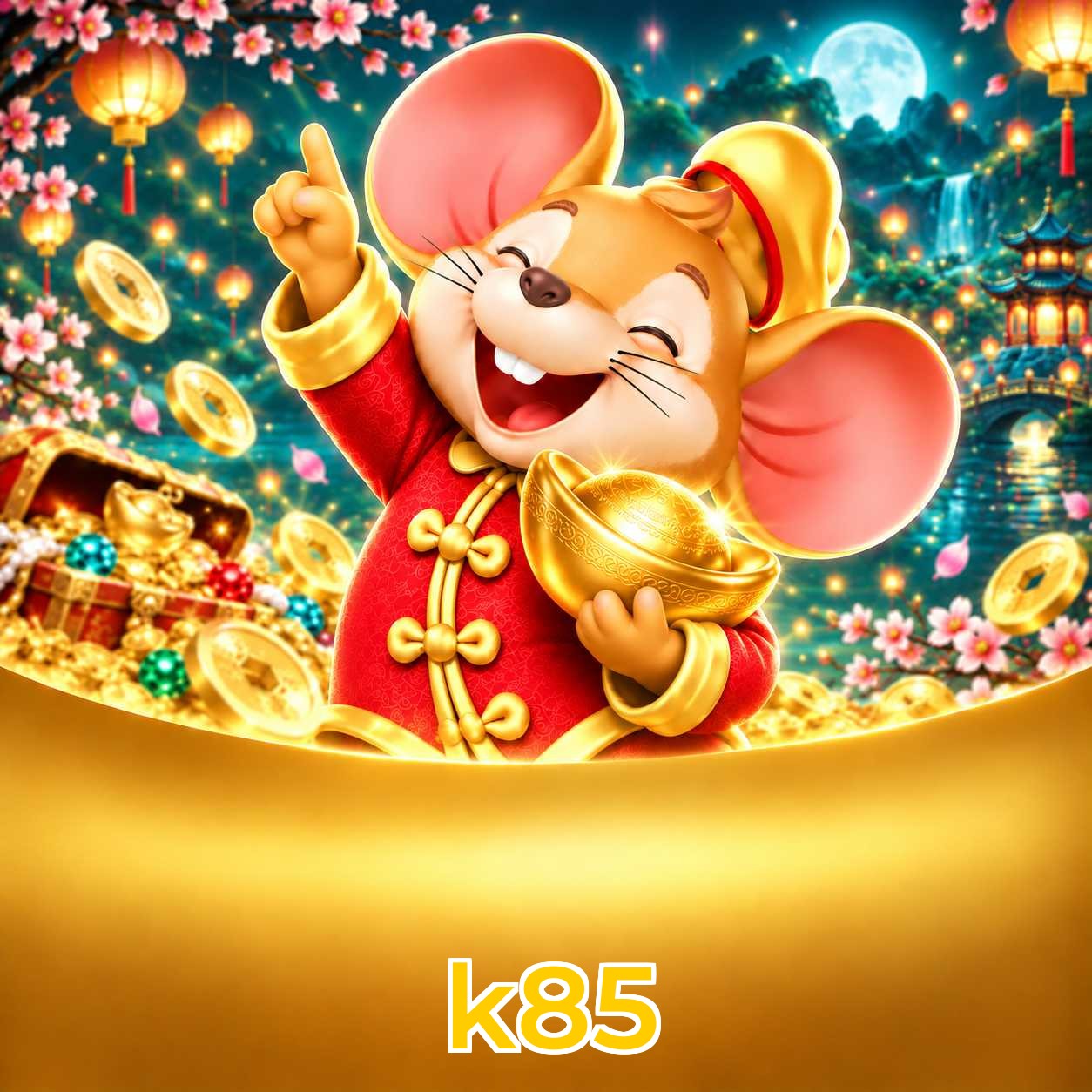 Catálogo de slots da k85 com RTP médio de 96,52%